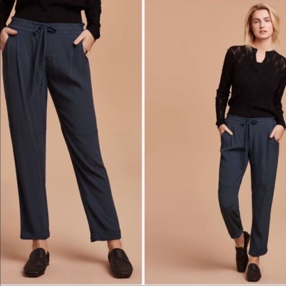 Aritzia Wilfred Blue Marais Drapey Pant Sz XS - Picture 1 of 13